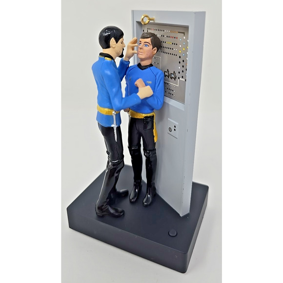 Hallmark Keepsake 2011 Magic Ornament Star Trek Mirror Mirror Spock McCoy U6 - Picture 3 of 8
